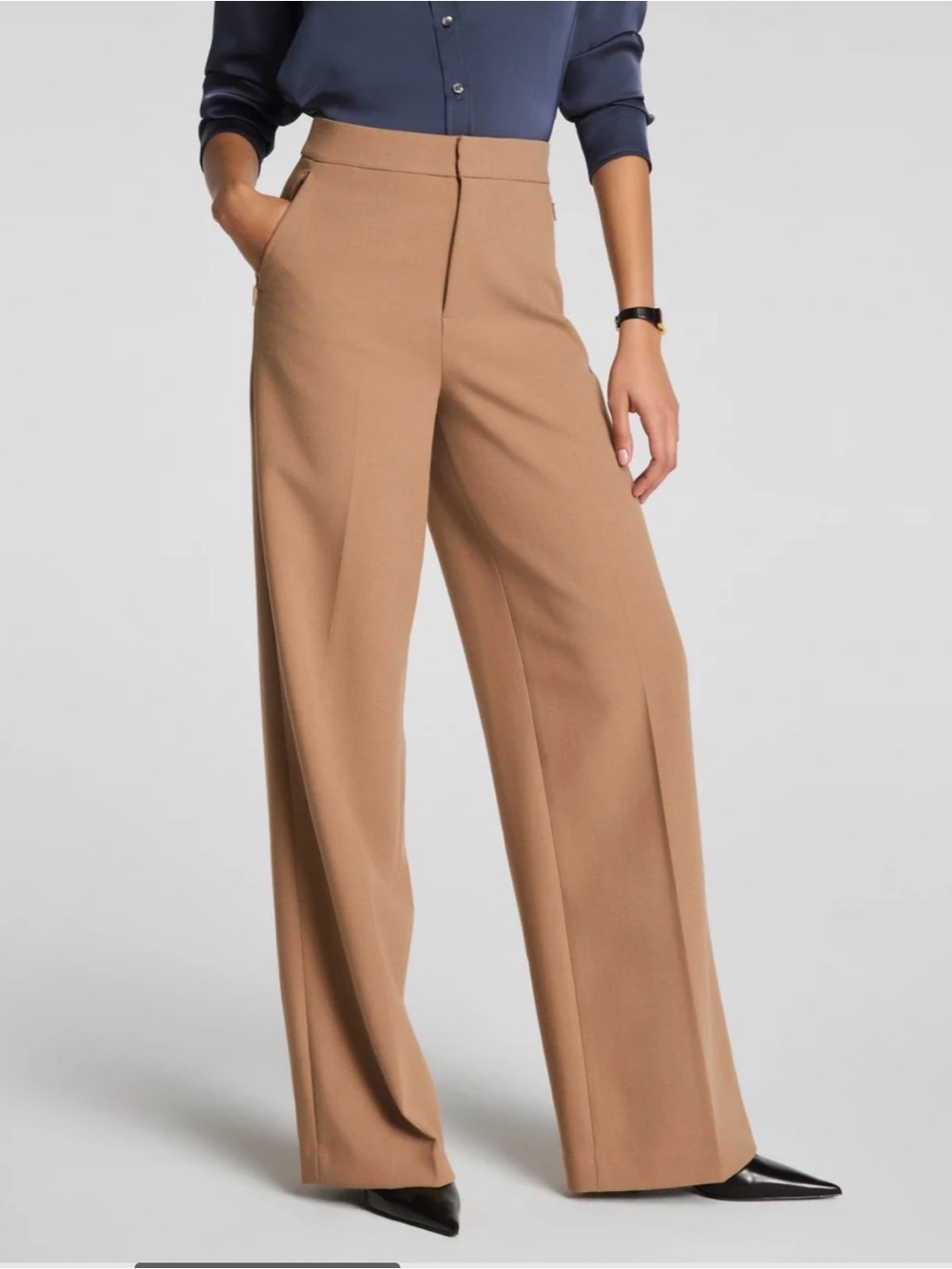 NWT Spanx Supersmooth WellSuited 360 Wide Leg Pant Small - Petite